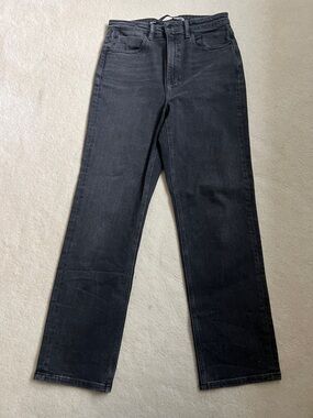Alexander Wang - Black/Grey Slim Straight Jean